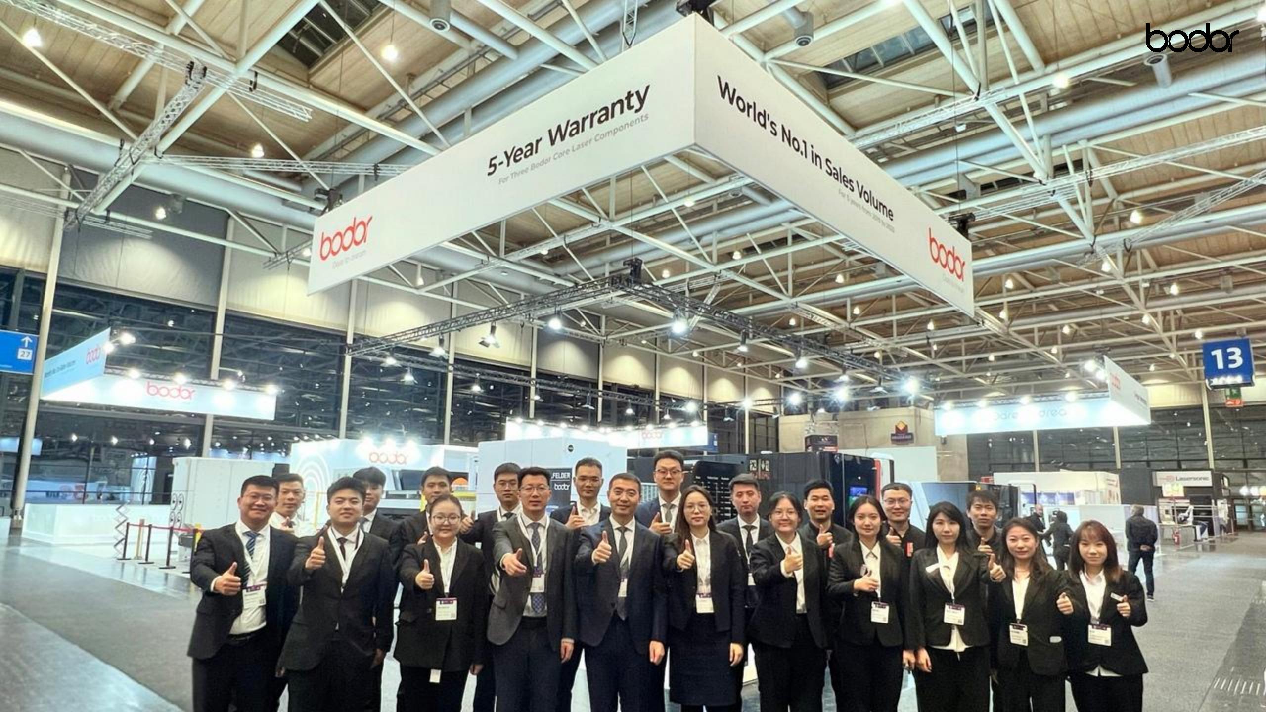 星空体育平台：行业龙头与工业强国的双向奔赴!邦德激光驰骋EuroBLECH2024舞台(图9)