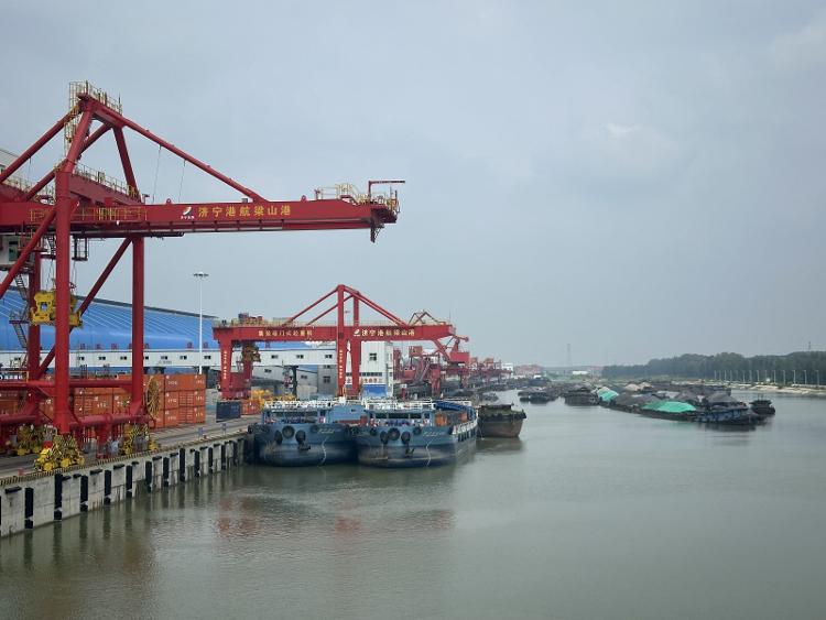 千年运河驶出“千亿巨轮”山东济宁正向北方内河航运中心全速迈进